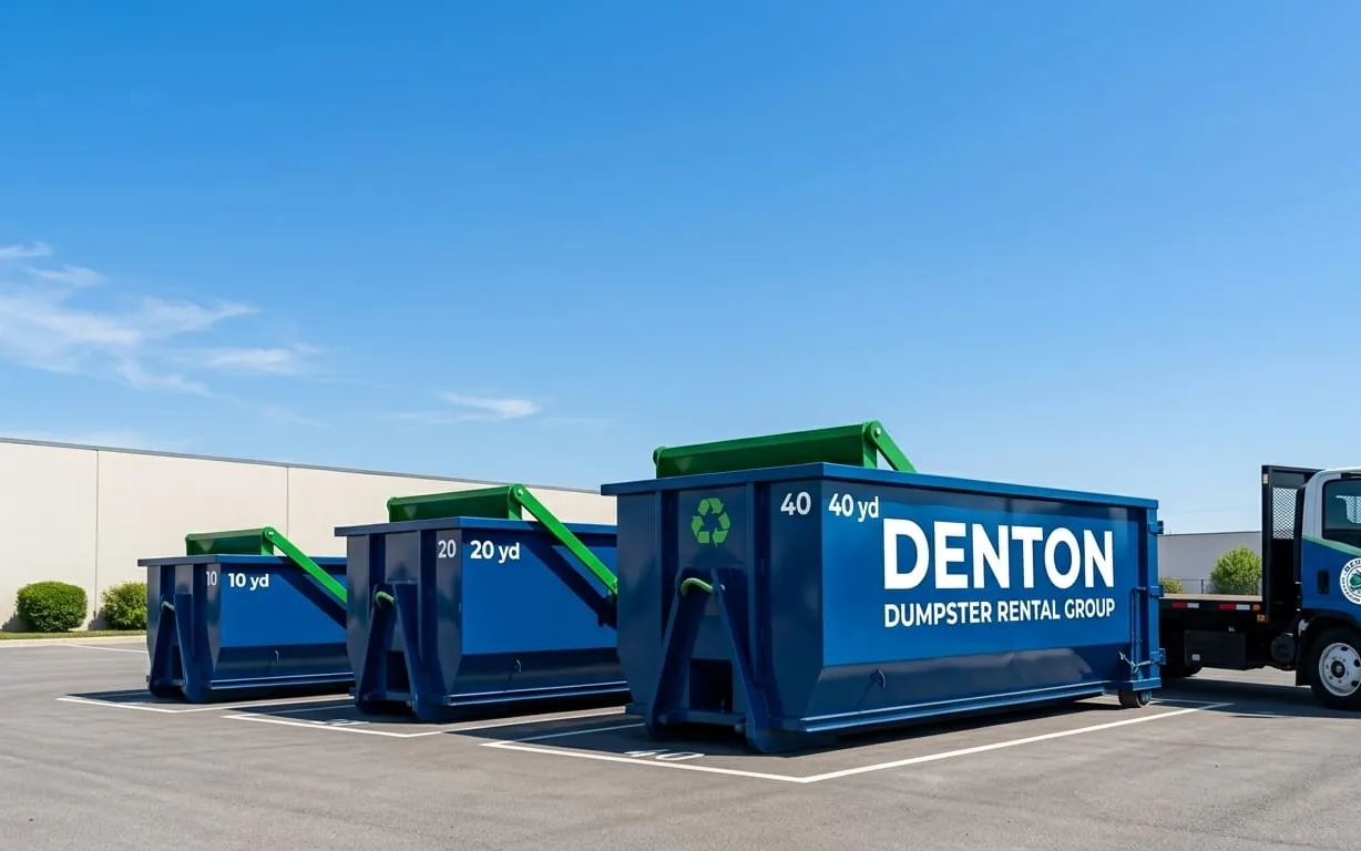 Dumpster sizes in Denton TX Roll-off dumpster sizes available in Denton, Texas