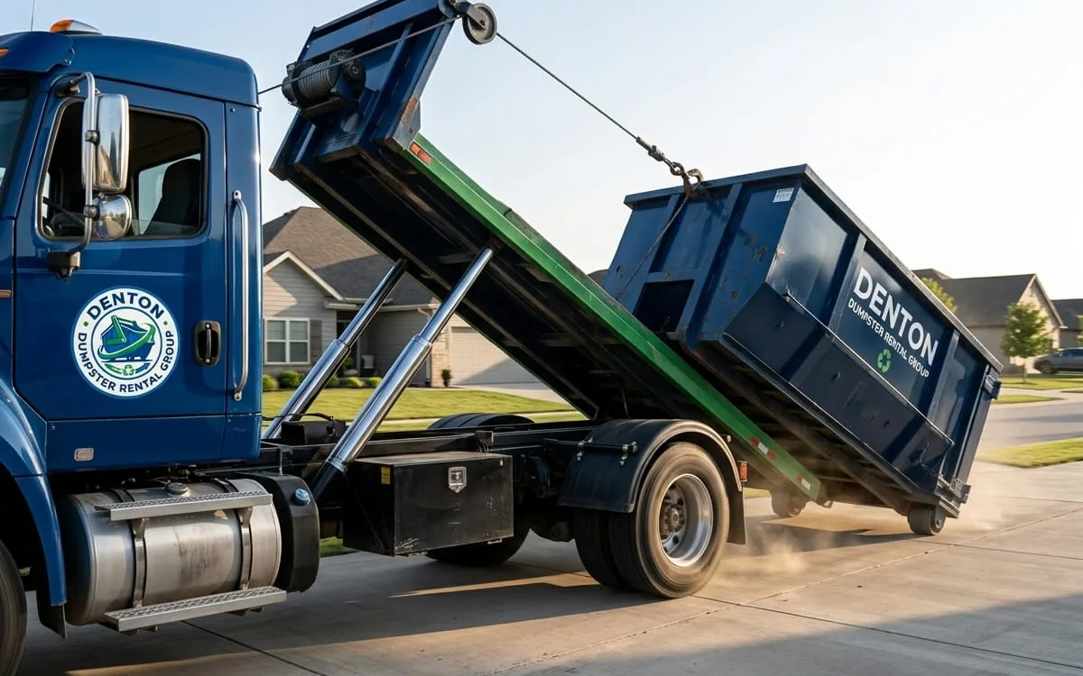 Roof Tear-Offs in Denton: Sizing a Dumpster by Shingle Weight